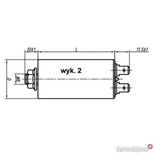 Kondensator rozruchowy 5F MKSP5P
