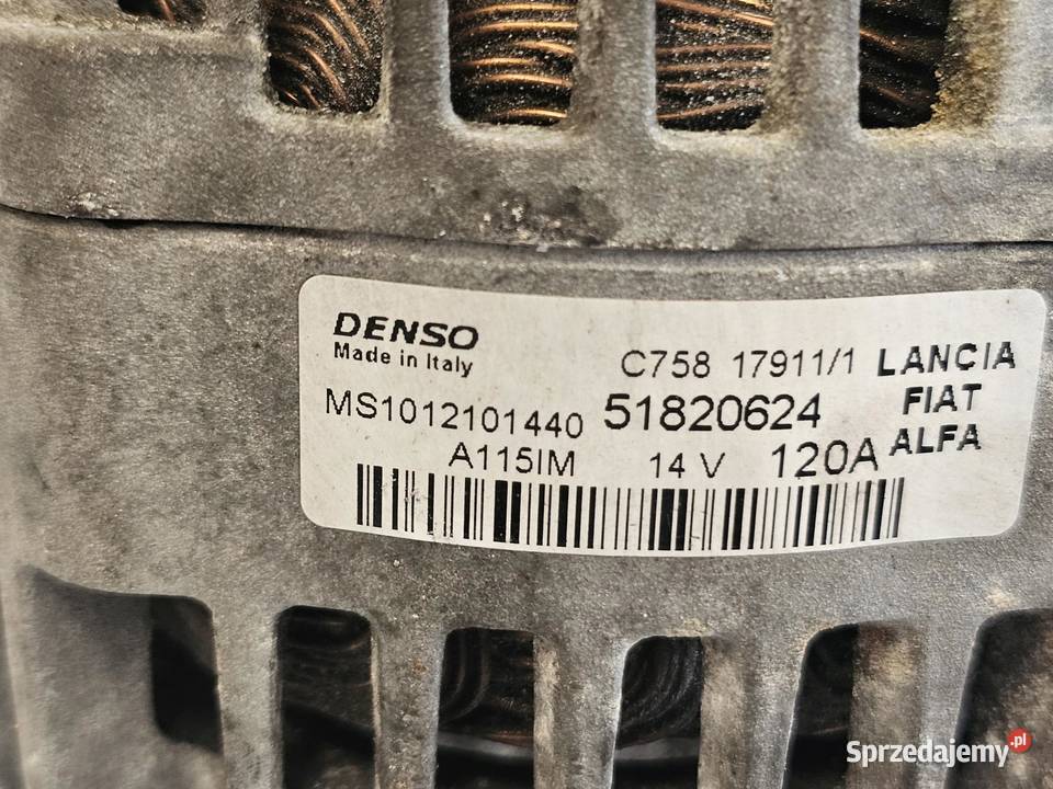 FIAT ALFA 16 MJET JTDM 940A3000 alternator osobowe