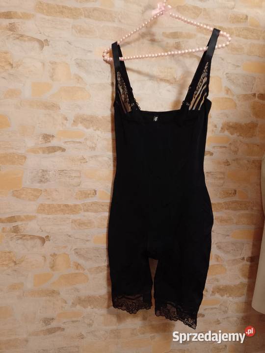 463XL bpc Bonprix Ekskluzywny czarny kombinezon małopolskie