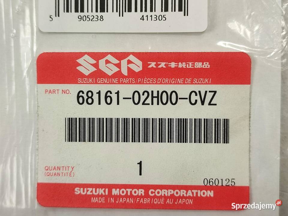 NAKLEJKA 750 NA ZADUPEK PRAWA STR SUZUKI GSXR750 sprzedam