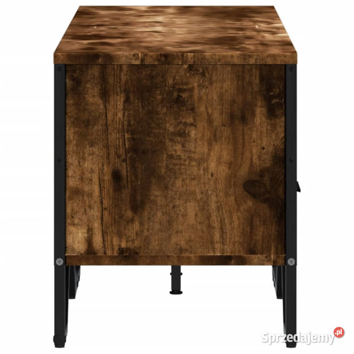 Szafka pod TV przydymiony dąb 122x34x41 WM848581