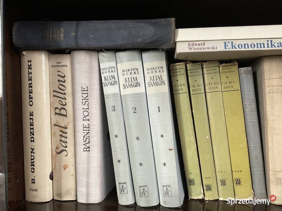 Księgozbiory mieszane dzieła epopeje powieści mazowieckie Warszawa sprzedam