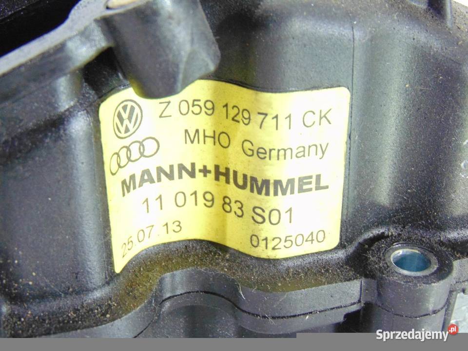 KOLEKTOR SSĄCY LEWY A6 C6 30 TDI 059129711CK Części samochodowe wielkopolskie sprzedam
