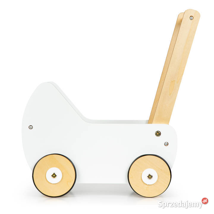 Drewniany wózek lalek pchacz chodzik ECOTOYS Lalki i akcesoria Dla Dziecka Smogorzów sprzedam