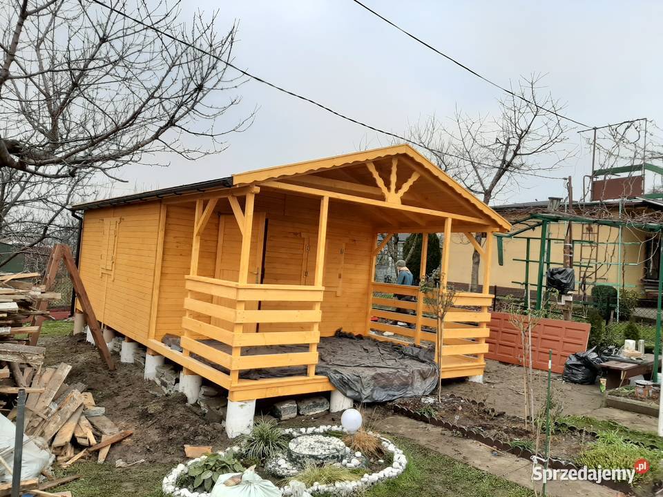 Domek ogrodowy z werandą małopolskie Jordanów sprzedam