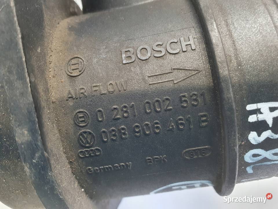 PRZEPŁYWOMIERZ Audi A3 8L 19 TDI POWIETRZA Rudka sprzedam