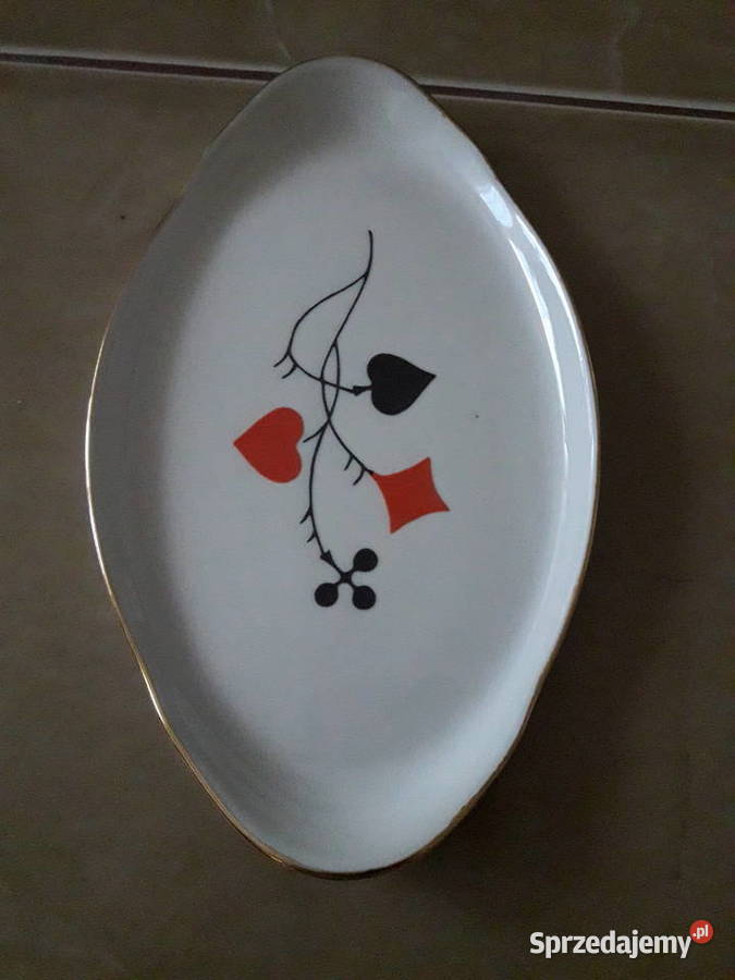 Ćmielów zestaw brydzowy karciany palacza