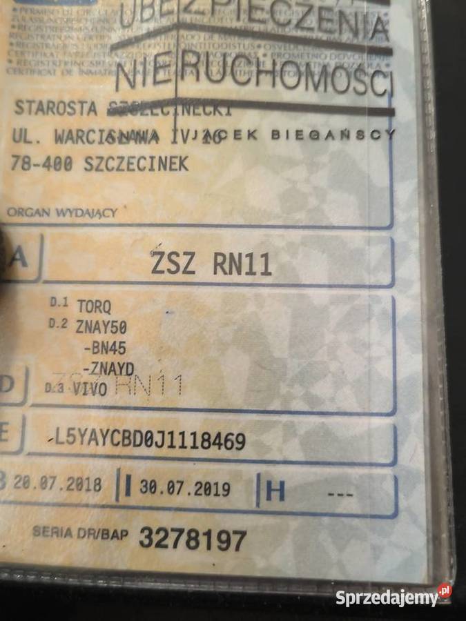 Sprzedam skuter na chodzie Szczecinek