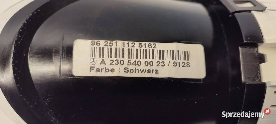 MERCEDES SL R230 LICZNIK ZEGARY MPH ANGLIK Liczniki i zegary Motoryzacja