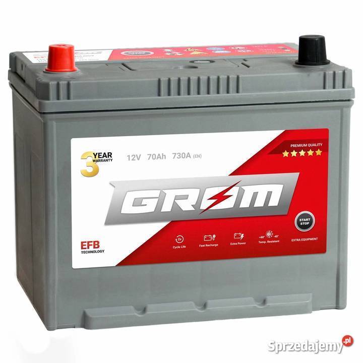 Akumulator GROM EFB STARTSTOP 70Ah 730A Japan L