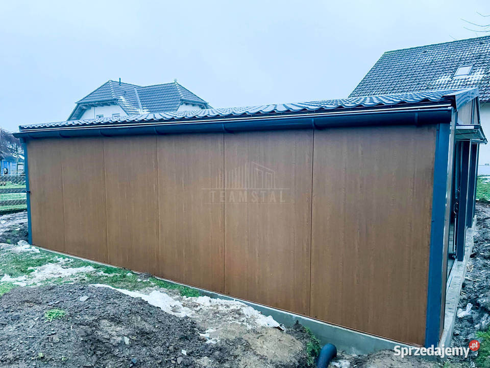 Garaż Ocieplany Płyta Warstwowa 9x6 2x Brama samodzielny Wrocław