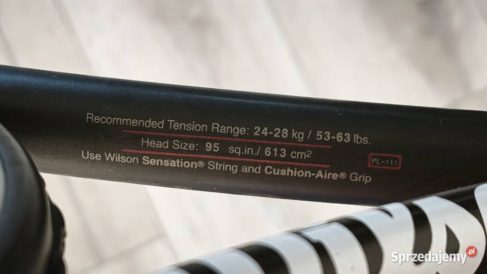 Rakieta tenisowa Wilson Pro Staff 50 Stretch Piotrków Trybunalski