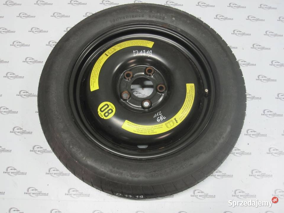 MERCEDES W169 koło dojazdowe 1259016 98M 5x112