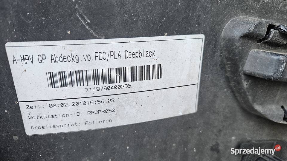 VW TOURAN I LIFT 0710r ZDERZAK PRZEDNI PRZÓD PDC Radom