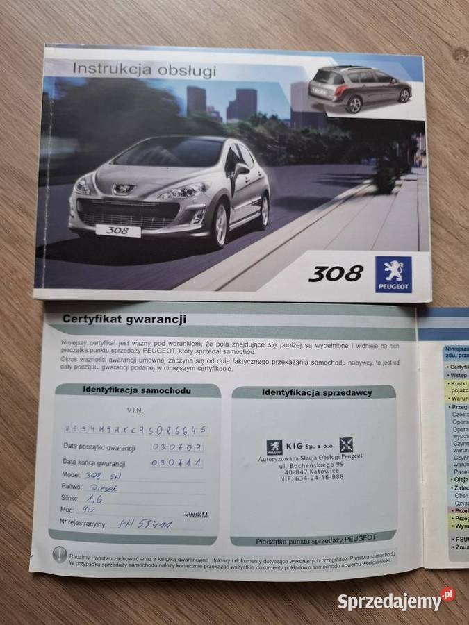 Peugeot 308 16 HDI 90 Knurów