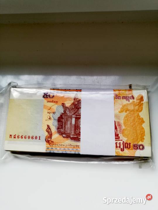 Kambodża 2002 banknoty kolekcnonerskie Poznań