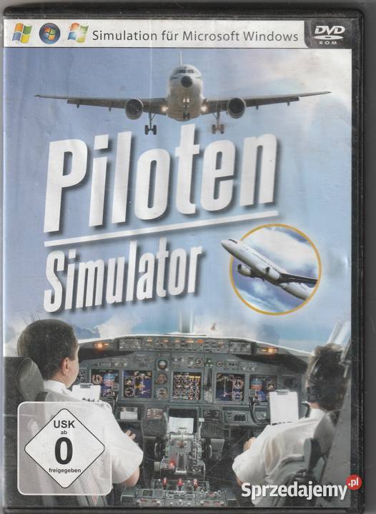 Piloten simulatorSymulacja lotu DVD język niem symulacje Pruszków