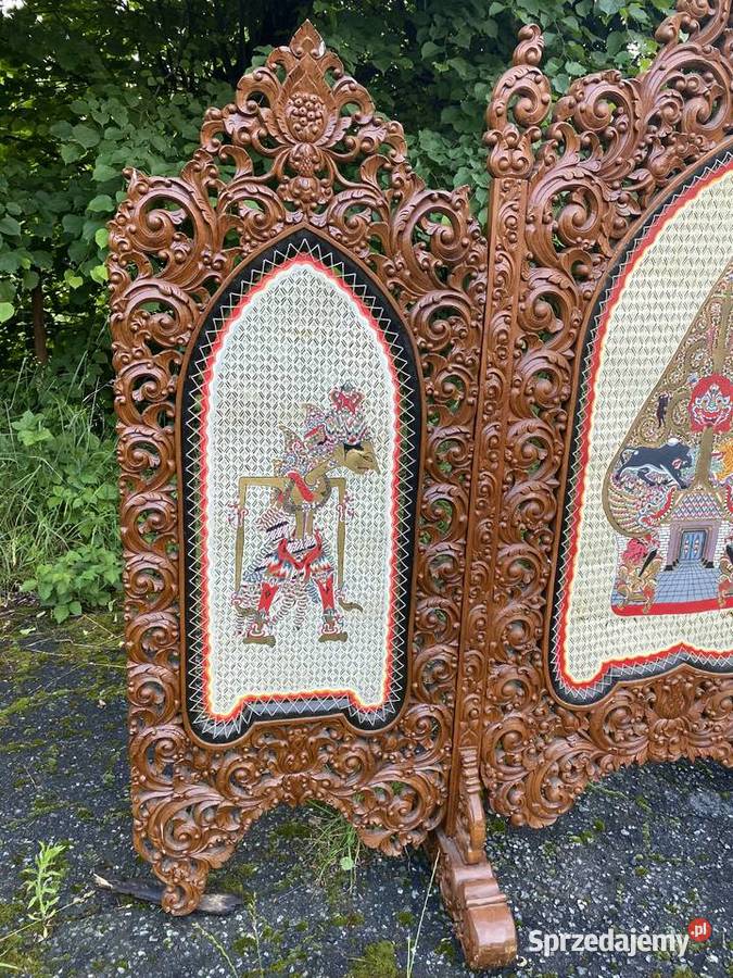 Antyk Piękny ogromny oryginalny parawan Bystrzyca Kłodzka sprzedam