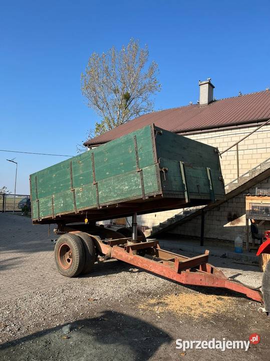 Przyczepa wywrotka jedno osiowa