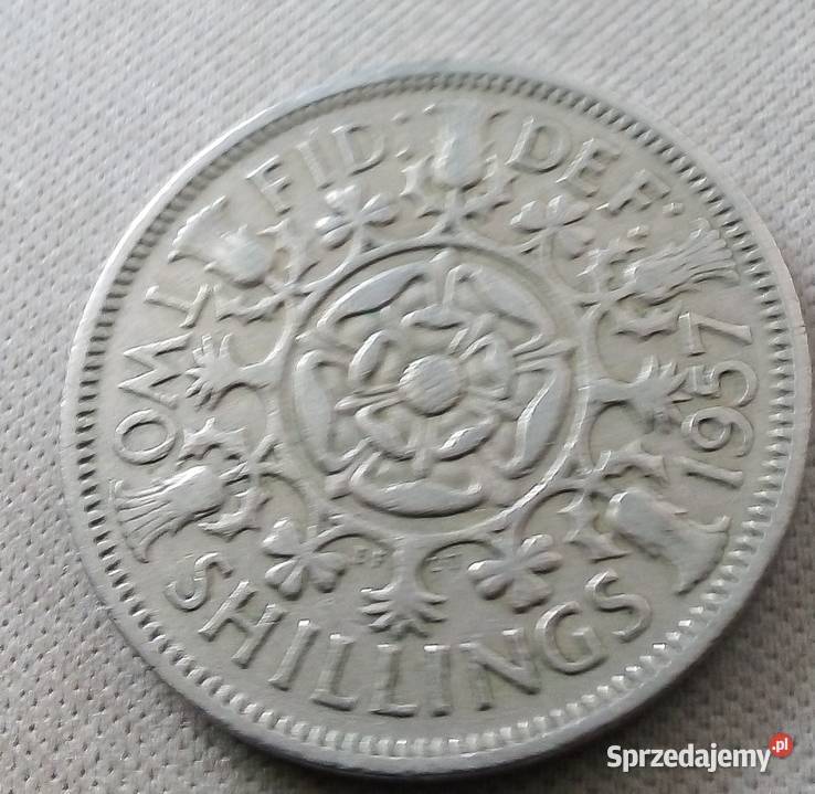 WIELKA BRYTANIATWO SHILLINGS1957 r mazowieckie Legionowo