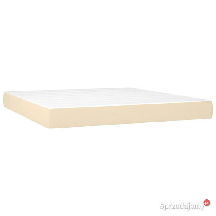 Łózko Kontynentalne z Materacem Do Sypialni 128cm sprzedam