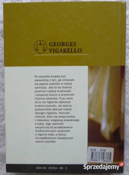 Czystość i brud Georges Vigarello Warszawa