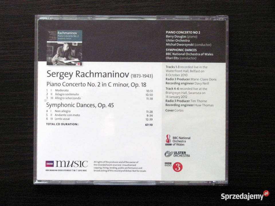 SRachmaninov Piano Concerto No2 Symphonic Dances