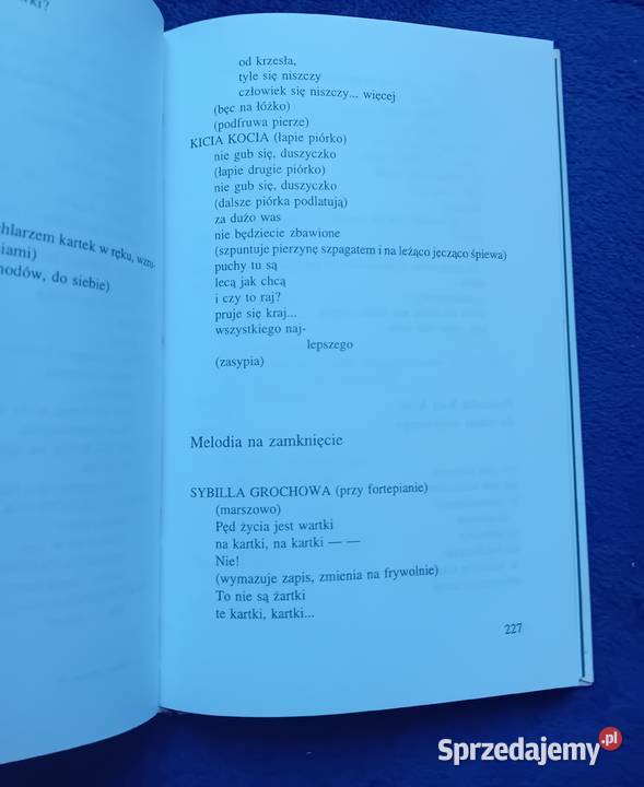 Miron Białoszewski Oho i inne wiersze PIW 2000r wielkopolskie Koźminek
