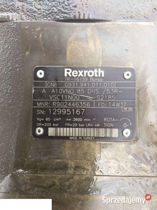 Fendt 939 Pompy Hydrauliki Rexroth mnr 0510 425 Jastrzębniki