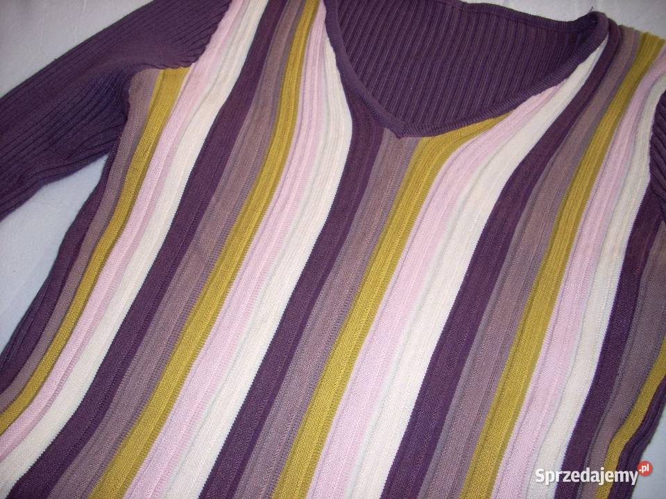 Sweterek Prążki Paski Silk 34 XS Nowy Sącz