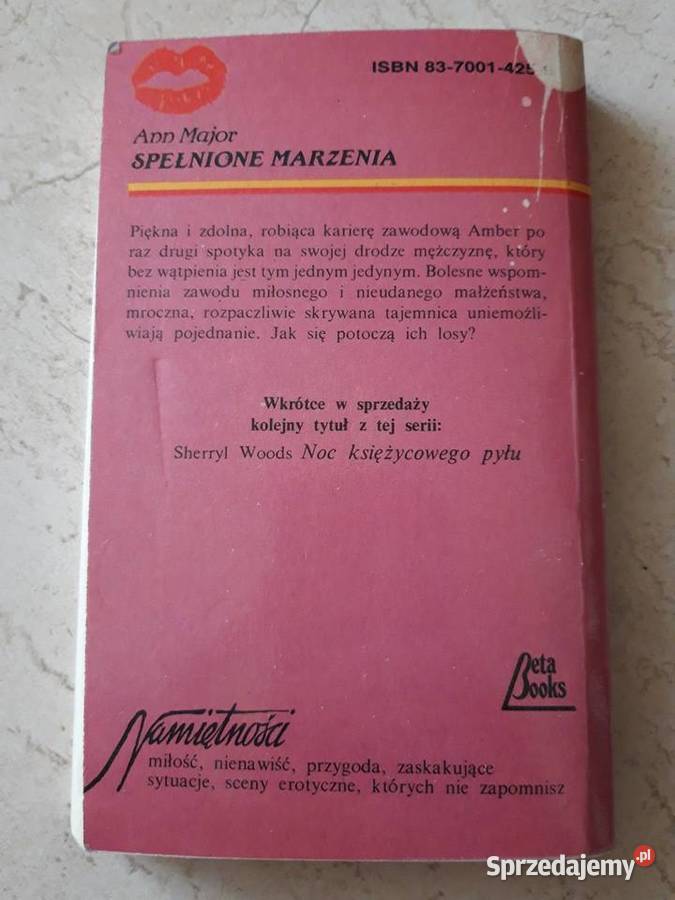 Namiętności Ann Major Spełnione Marzenia 1990 Antykwariat Bielsko-Biała