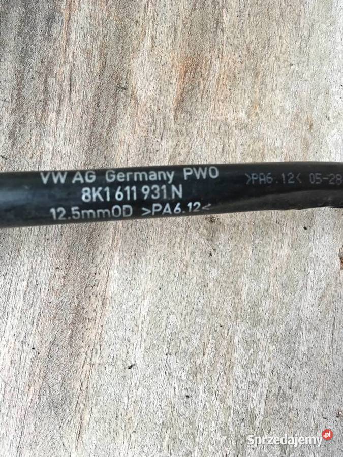 przewod podcisnienia AUDI A4 A5 8k1611931n zachodniopomorskie Szczecin