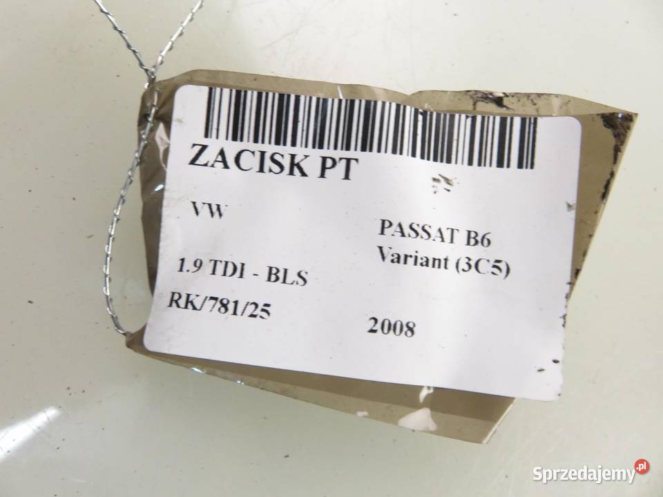 ZACISK PRAWY TYŁ VW PASSAT B6 Variant 3C5 19 TDI