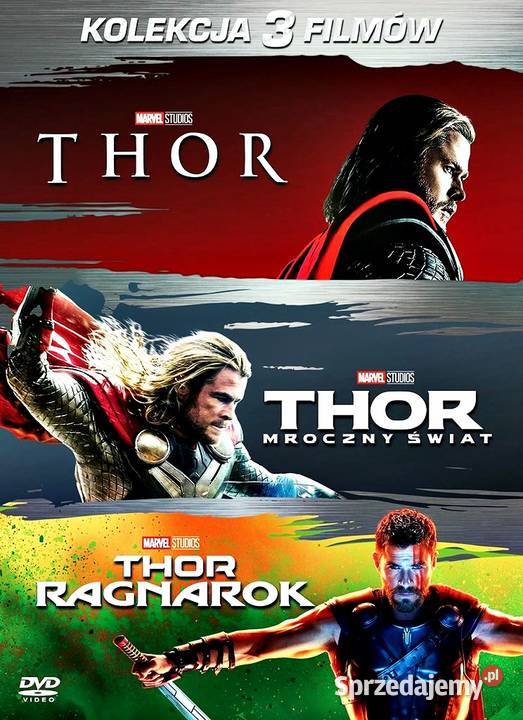 THOR KOLEKCJA 3 FILMÓW dubbing Filmy wielkopolskie Kalisz