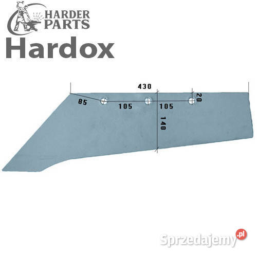 Lemiesz HARDOX 3333813L M24SL M22AL części do Suwałki sprzedam