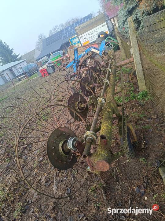 Grabiarka przetrząsarka do siana słomy 5 gwiazd nieuszkodzony Chmielnik