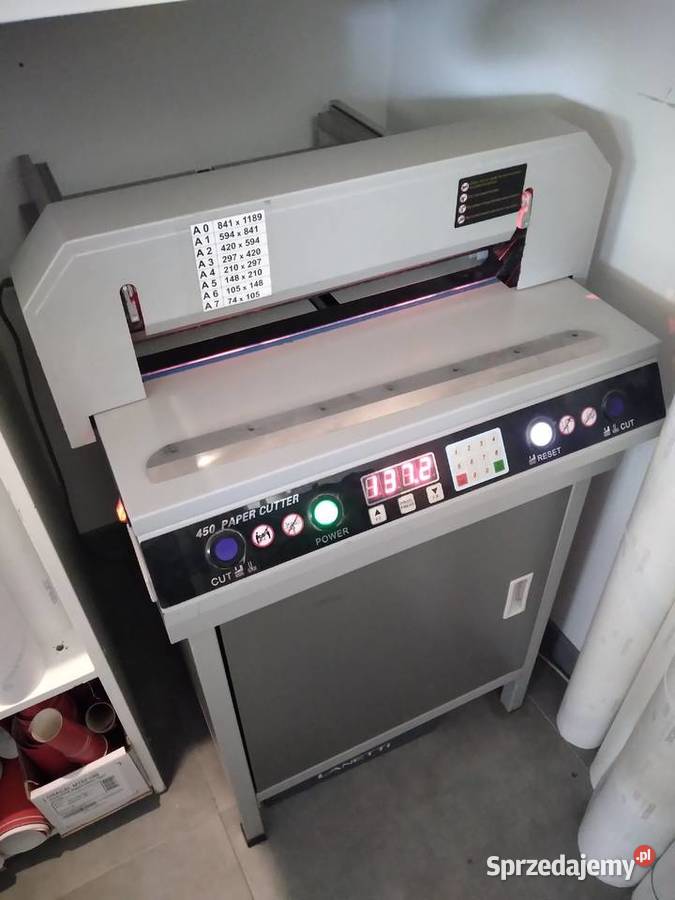 Gilotyna elektryczna do papieru 450Vs z Mysłowice