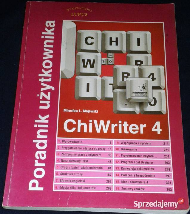 ChiWriter 4 Poradnik użytkownika Mirosław L Pozostałe