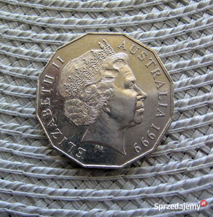 Australia 50 Cent 1999r Ładna Kalisz