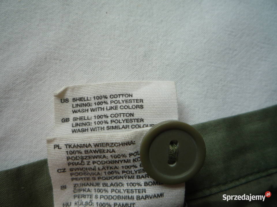 HM 38M Zielona khaki długa spódniczka haft Szczecin sprzedam