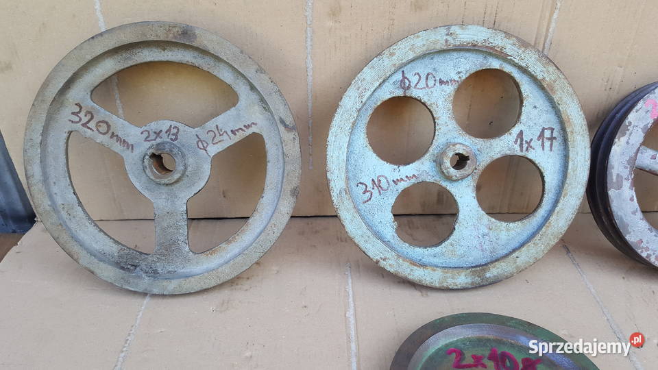 Koła pasowe 245mm fi30 2x17 śląskie Bytom
