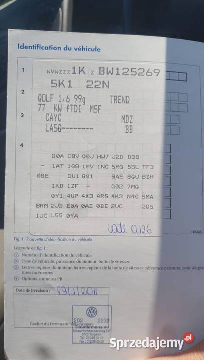 VW Golf VI 16 TDI Białystok