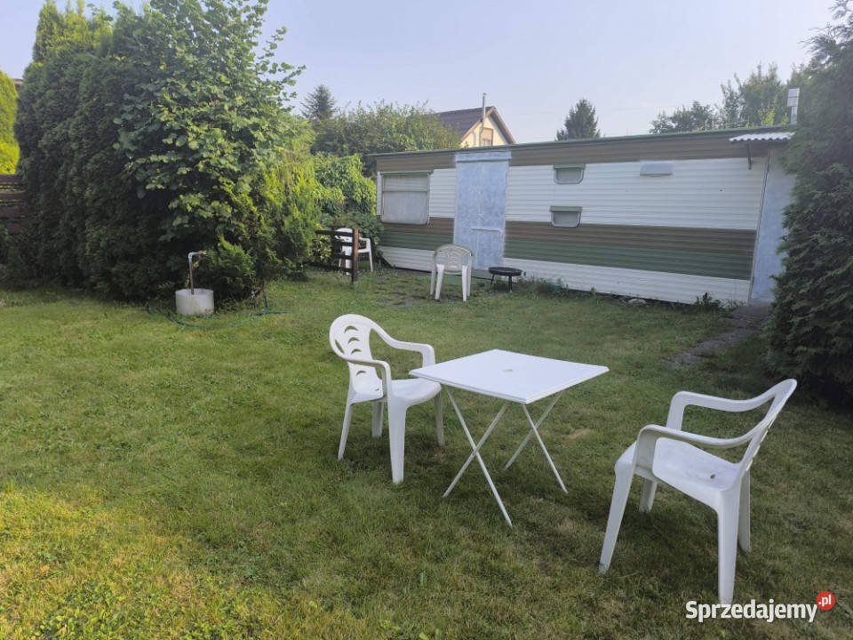 Działka ROD z przyczepą morzem Niekłonice