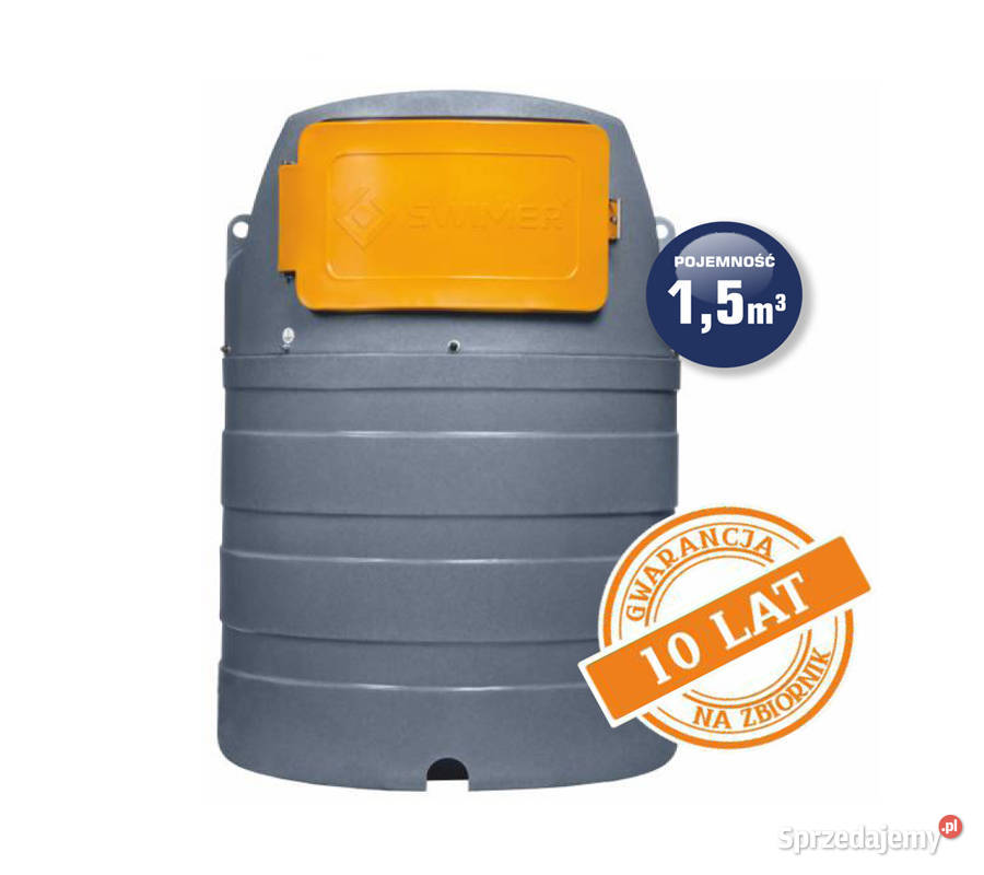 Zbiornik na olej napędowy 1500L Dwupłaszczowy wielkopolskie Rawicz