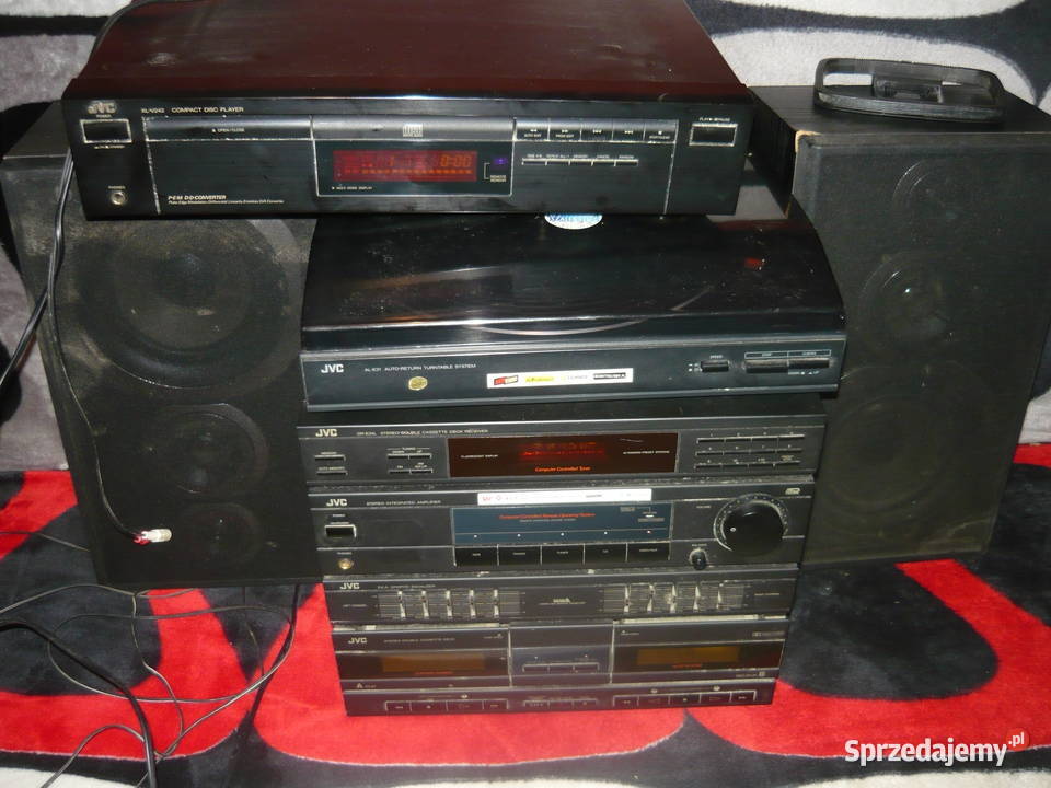 zestaw stereo jvc gramofon ale31 cd xlv242 deck podlaskie