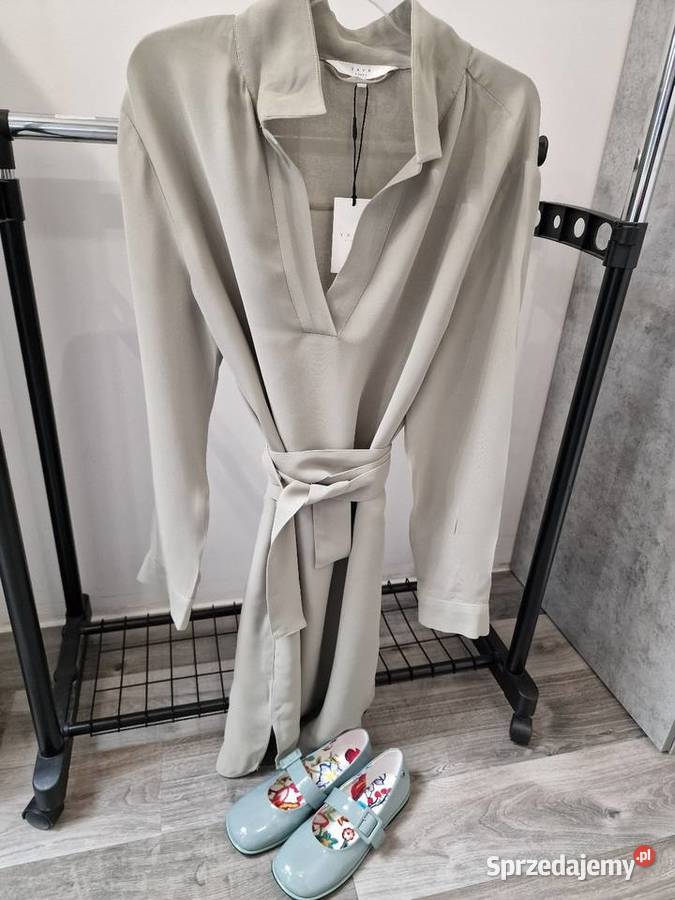 Sukienka Koszulowa Khaki Pistacja uni Xs S M L Żywiec