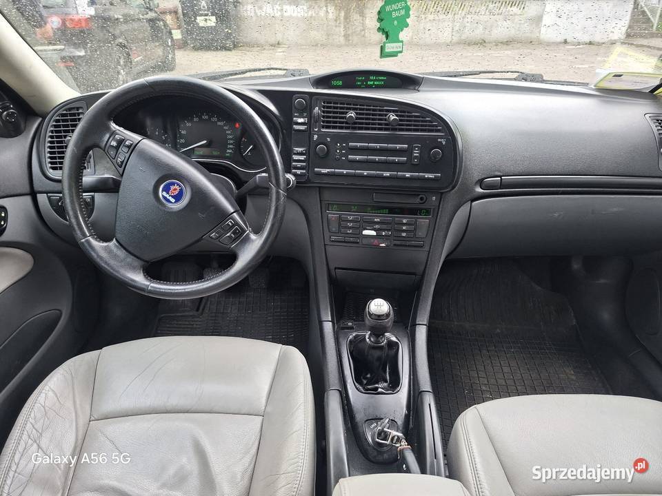 SAAB 93 18 BENZYNA LPG 2004 SKÓRY MANUAL CZYTAJ garażowany mazowieckie Warszawa