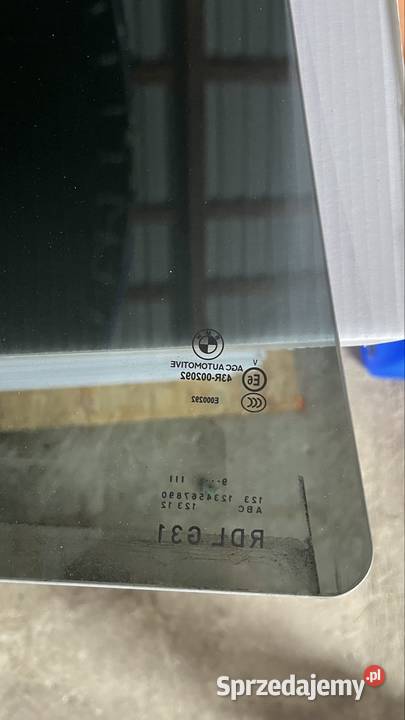 Szyba tylnych drzwi BMW G31 Rok produkcji 2019 Piotrów-Gułaczów