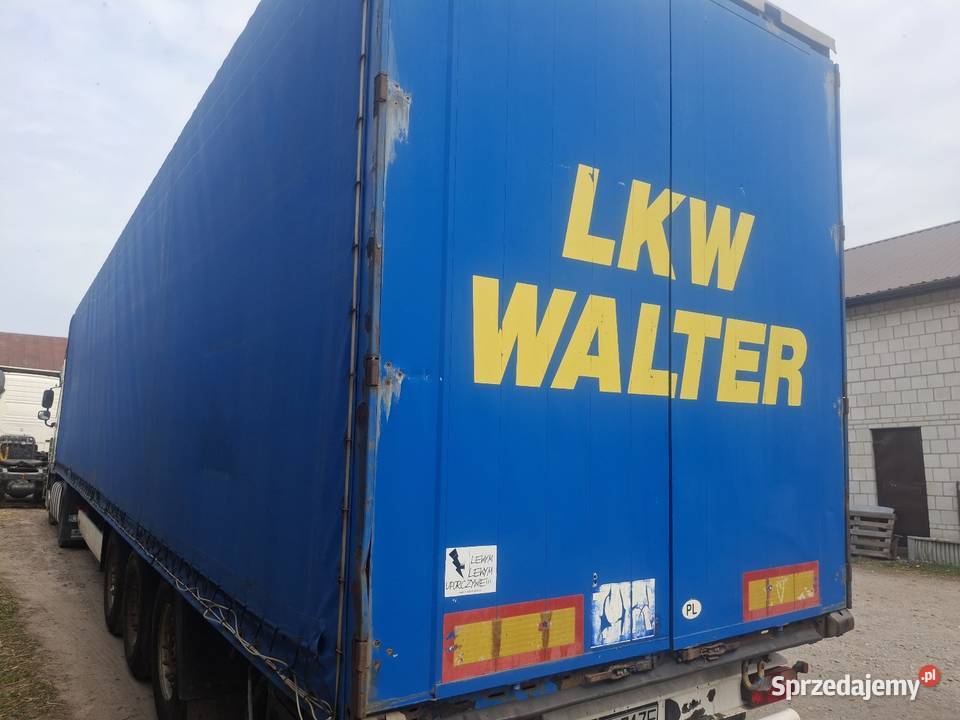 Naczepa krone zestaw daf 2011 460KM Plandeki Krzywda