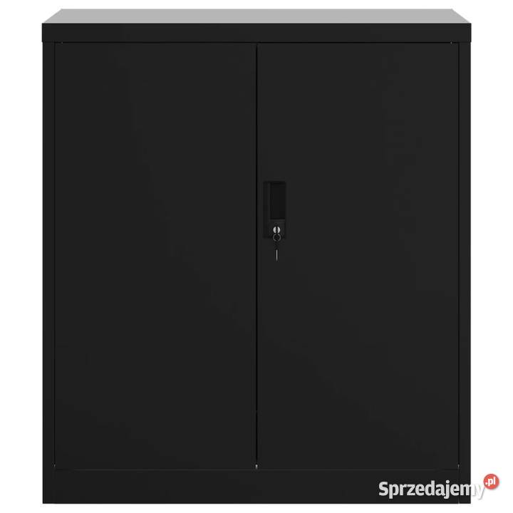 Szafka na dokumenty czarna 79x40x90 stalowa mazowieckie Warszawa
